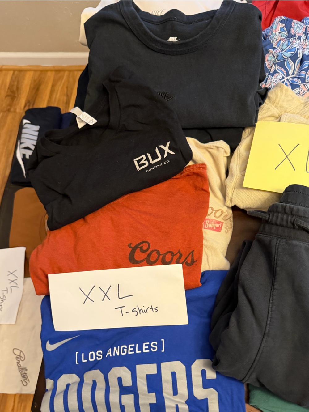 Variety of Tee-Shirts Nike, Pendleton, BUX, Coors, Ariz. XXL $5.00 ea or all $50